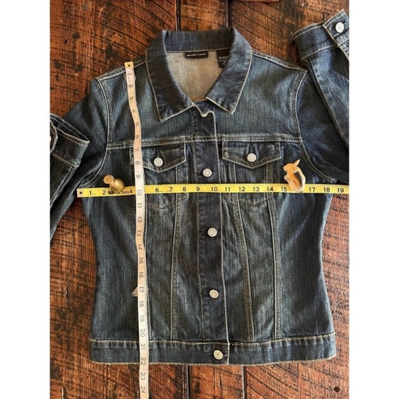 New York & Co denim jean jacket size medium - Picture 3 of 13